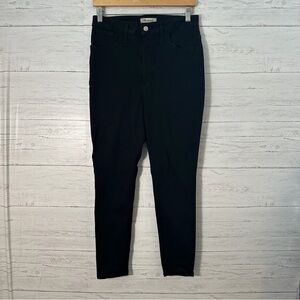 Madewell curvy roadtripper black jeans, size 31